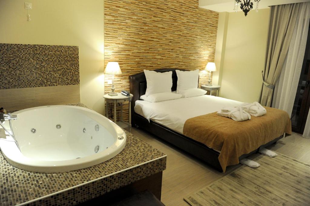 Agapi Luxury Hotel Káto Loutrákion Pokoj fotografie